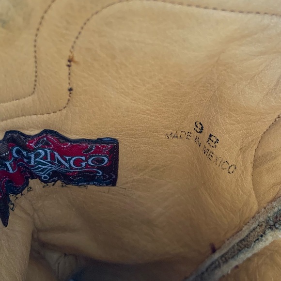 Distressed Black Old Gringo Cowboy Boots - Picture 6 of 6